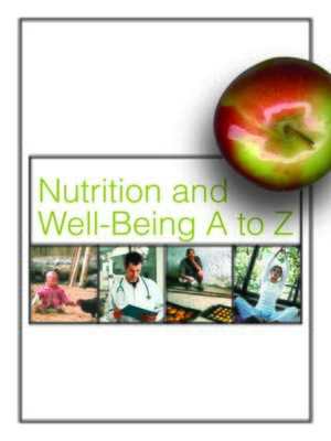 cover image of Nutrition and Well-Being A to Z